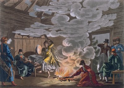 Sciamano dei Tatari Theliot, 1812-13 da E. Karnejeff